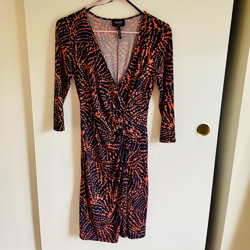 Laundry Small faux wrap style dress